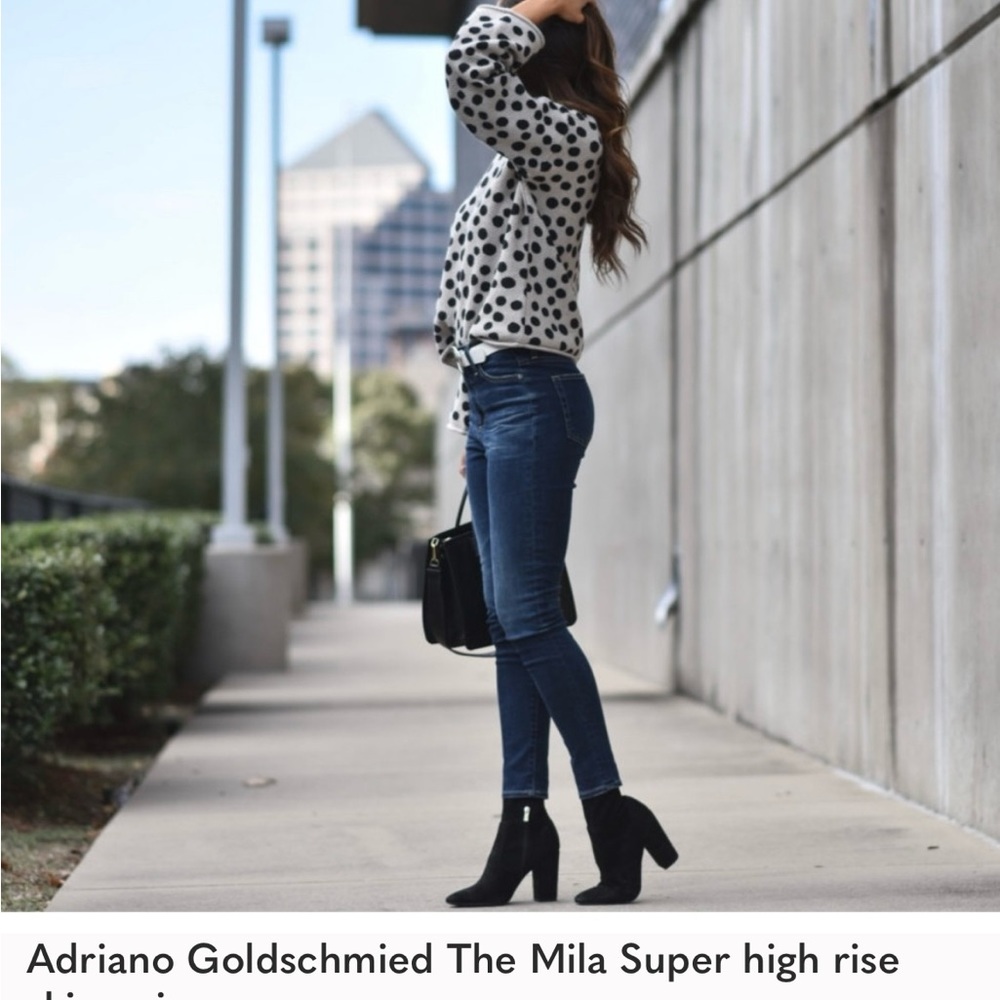 adriano goldschmied, AG jeans, the Mila, size 25, one small blemish